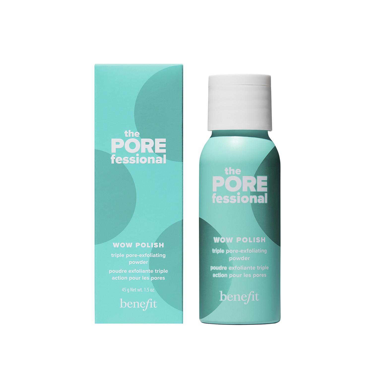 the porefessional wow polish: polvo exfoliante triple para poros (polvo exfoliante para cuidado de poros)